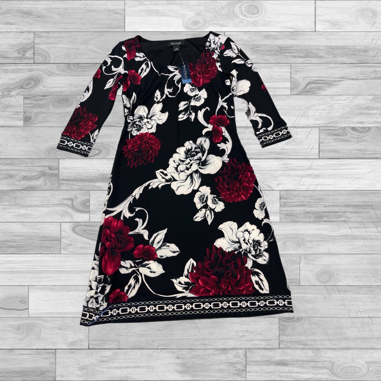 Dress Work By White House Black Market In Floral Print, Size: Xs