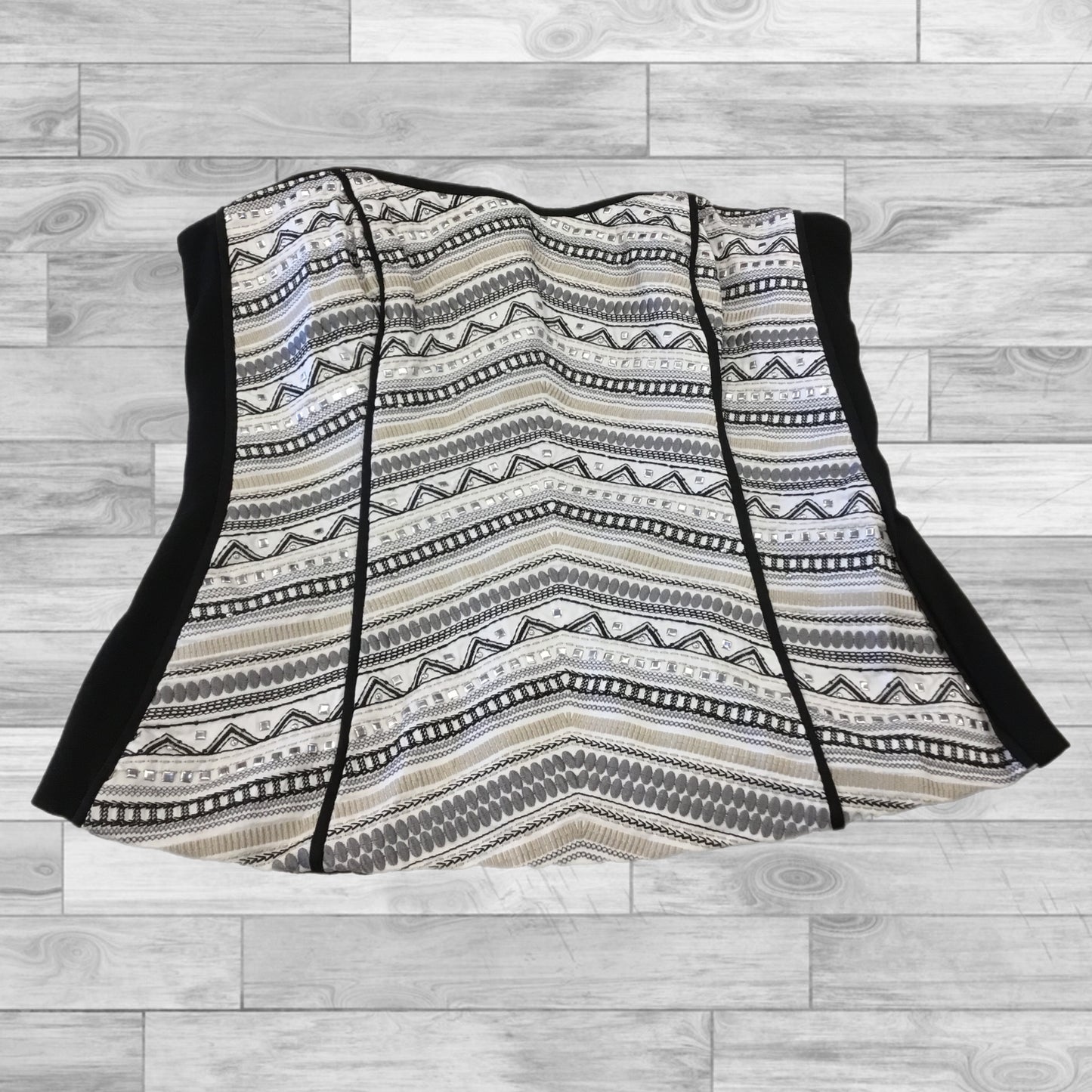 Top Sleeveless By White House Black Market In Black & White, Size: S