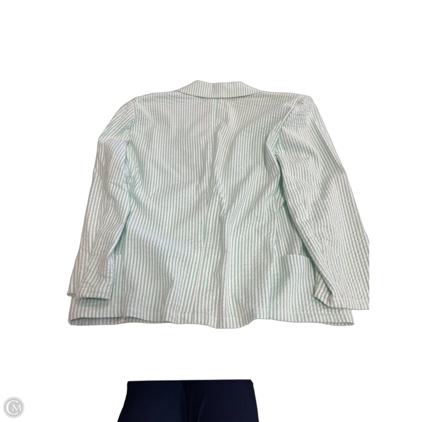 Blazer By Max Studio In Striped Pattern, Size: 6