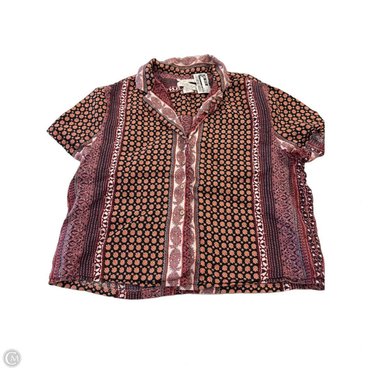 Top Short Sleeve By Rachel Zoe In Multi-colored, Size: S