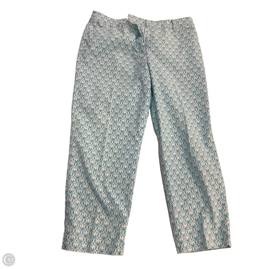 Capris By Talbots In Blue & White, Size: 8p