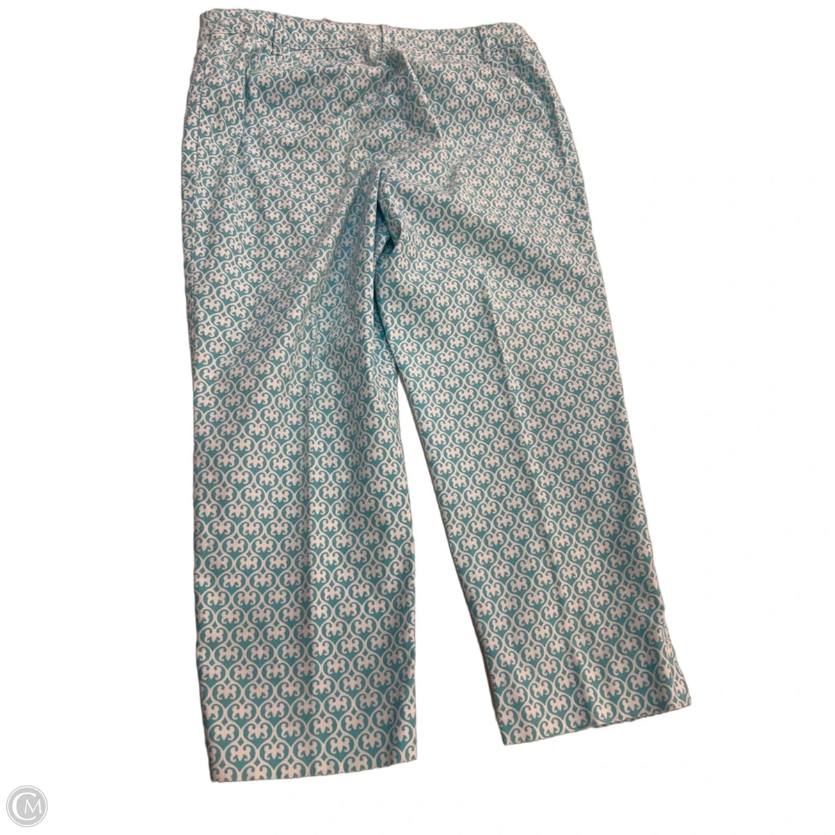 Capris By Talbots In Blue & White, Size: 8p