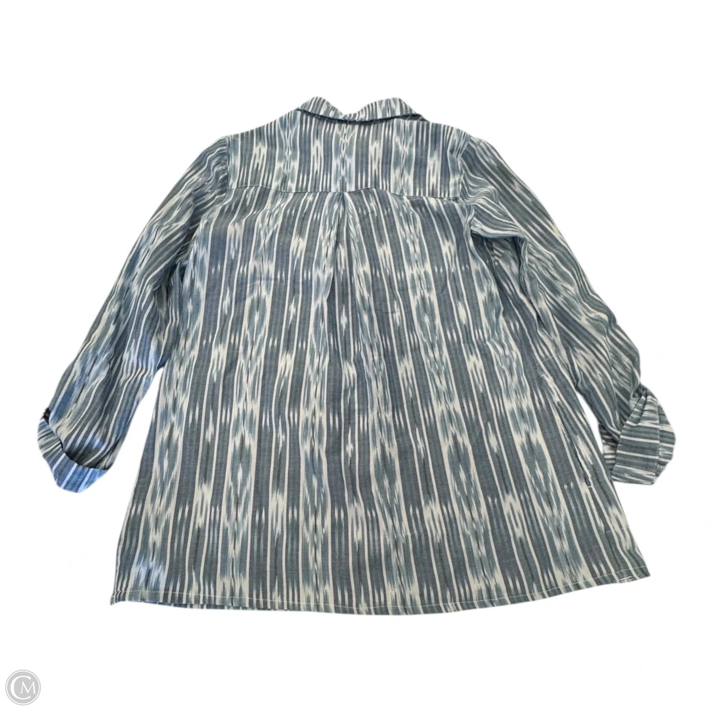 Top 3/4 Sleeve By Pure Jill In Striped Pattern, Size: Xs