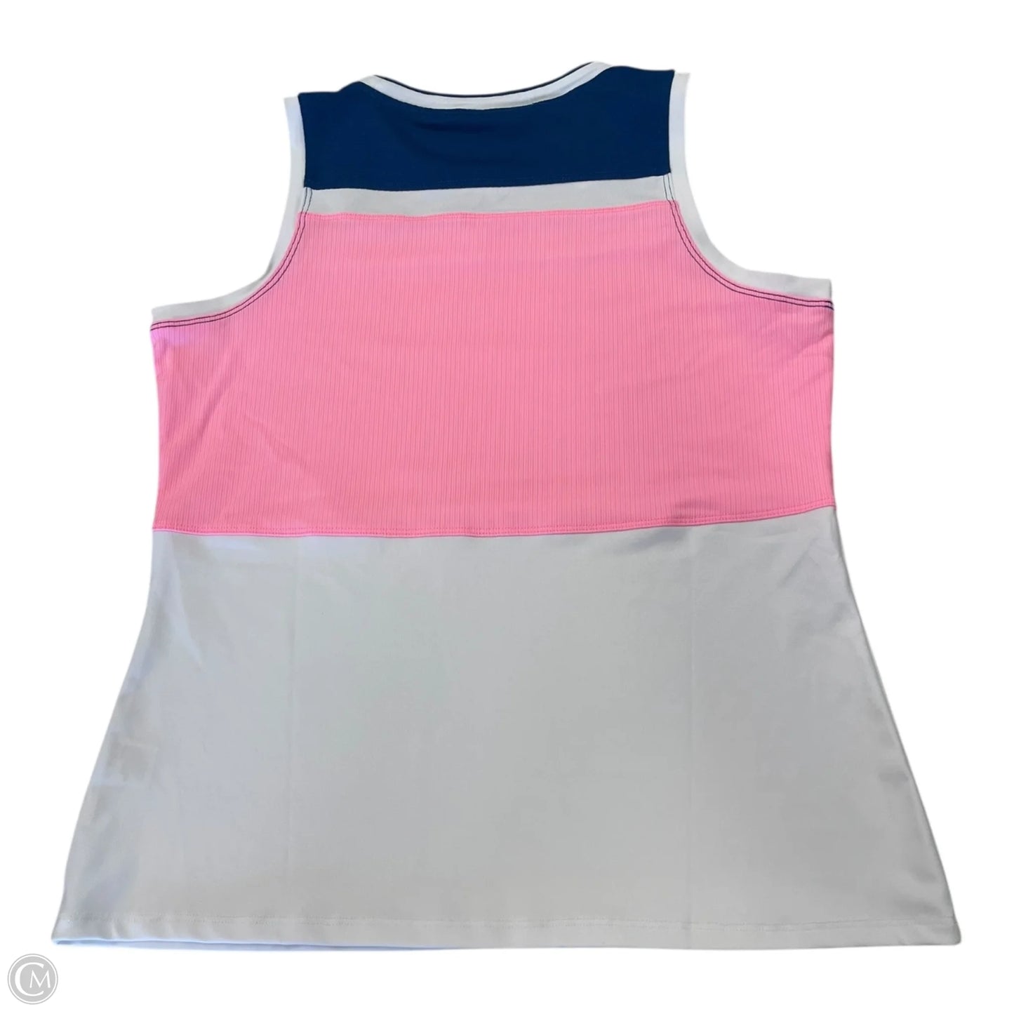 Athletic Tank Top By Tail In Blue & Pink, Size: M