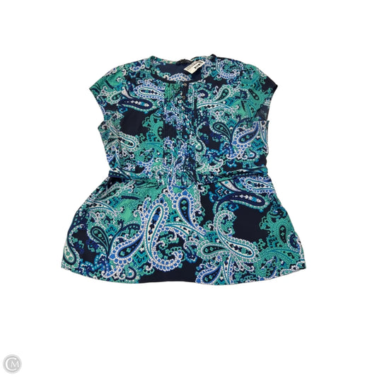 Top Short Sleeve By Tommy Hilfiger In Paisley Print, Size: L
