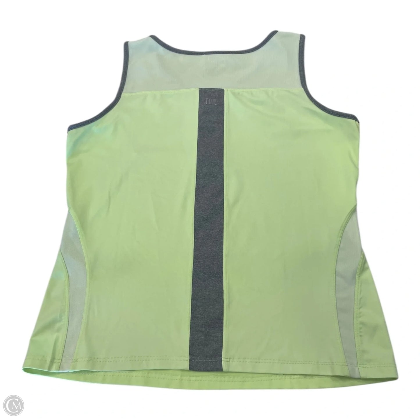 Athletic Tank Top By Tail In Green, Size: M
