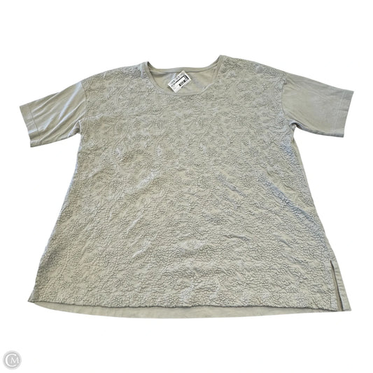 Top Short Sleeve By Pure Jill In Green, Size: L