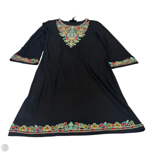 Dress Casual Midi By Inc In Black & Blue, Size: S