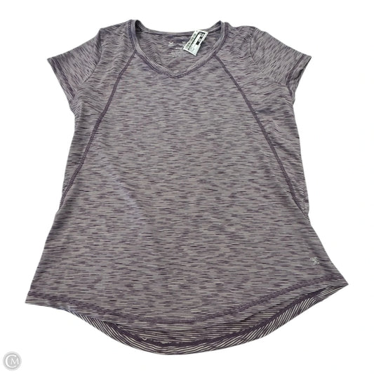 Athletic Top Short Sleeve By Xersion In Purple, Size: M