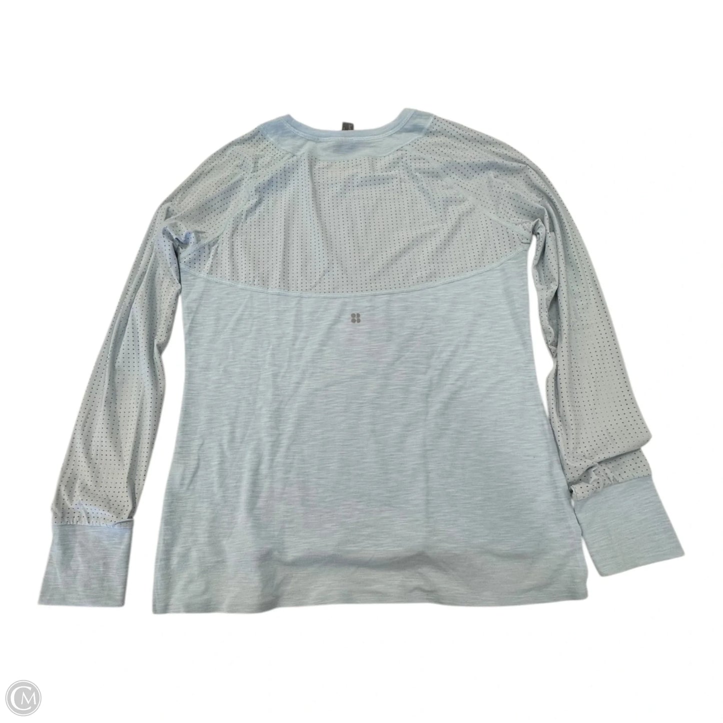 Athletic Top Long Sleeve Crewneck By Sweaty Betty In Blue, Size: M