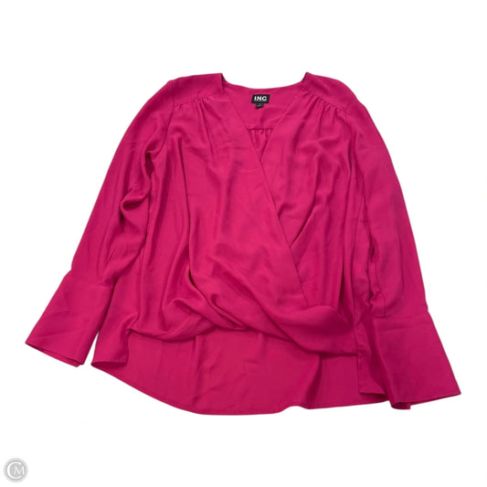 Top 3/4 Sleeve By Inc In Pink, Size: S