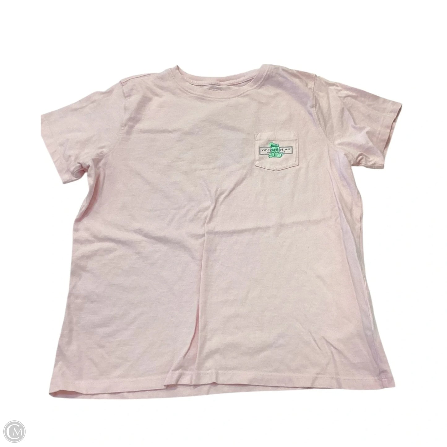Top Short Sleeve By Vineyard Vines In Pink, Size: L