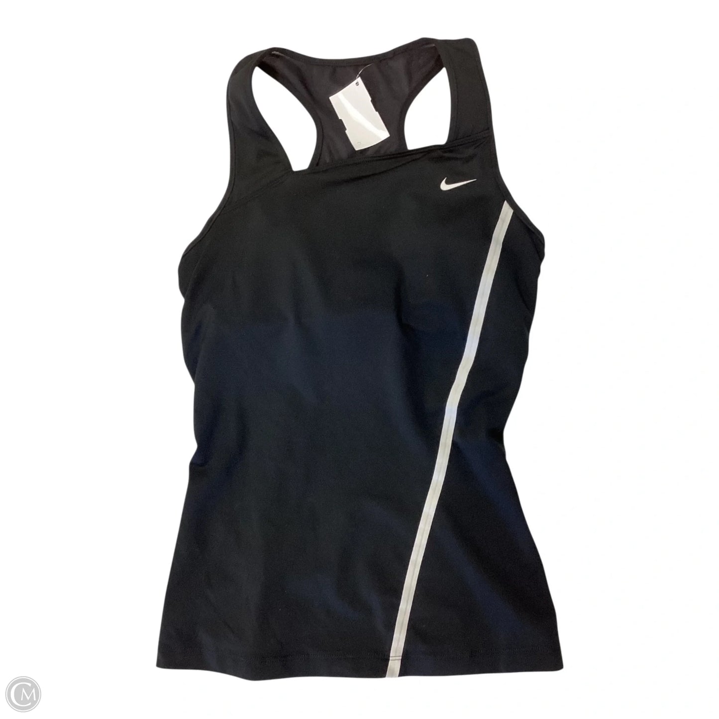 Athletic Tank Top By Nike Apparel In Black, Size: S