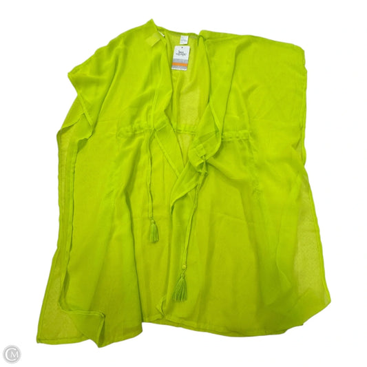 Swimwear Cover-up By Clothes Mentor In Yellow, Size: Osfm