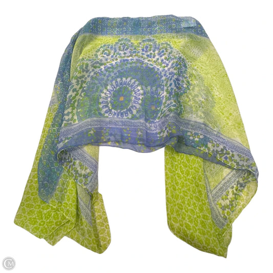Swimwear Cover-up By Clothes Mentor In Blue & Green, Size: Osfm