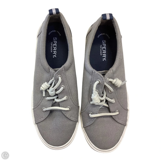 Shoes Sneakers By Sperry In Grey, Size: 9