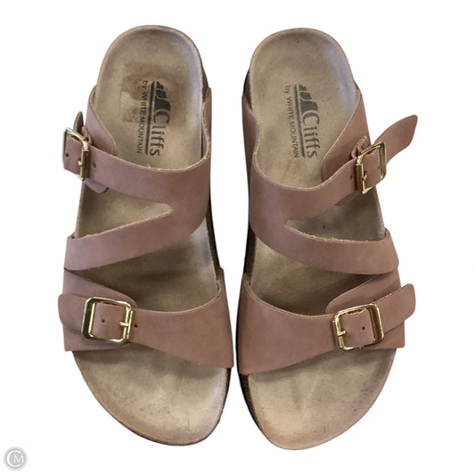 Sandals Flats By White Mountain In Pink, Size: 5.5