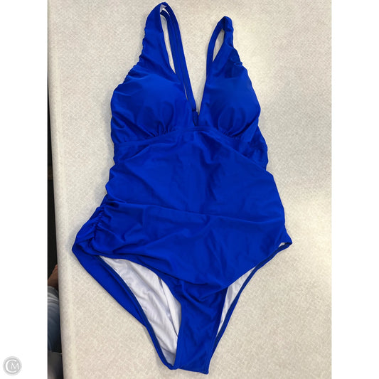 Swimsuit By Clothes Mentor In Blue, Size: 2x