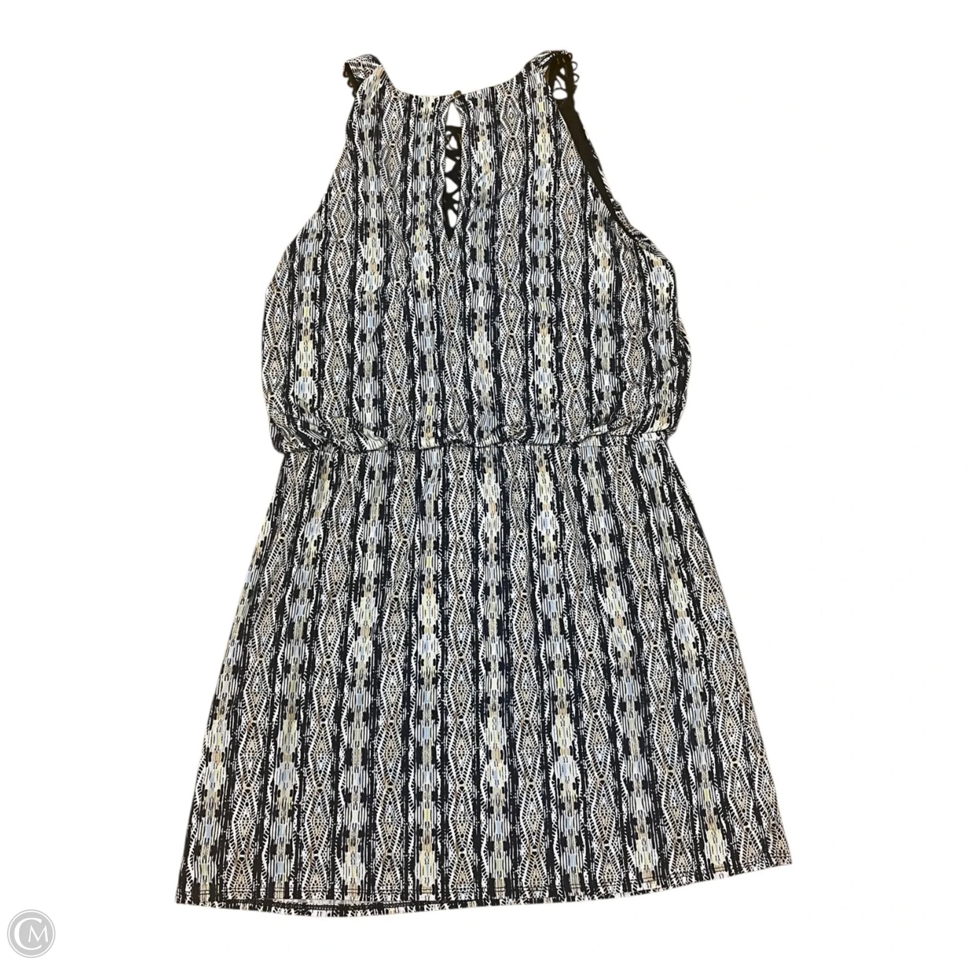 Dress Casual Midi By White House Black Market In Blue & White, Size: M Clothes Mentor Sarasota FL #297 Dress Casual Midi By White House Black Market In Blue & White, Size: M Clothes Mentor Sarasota FL #297