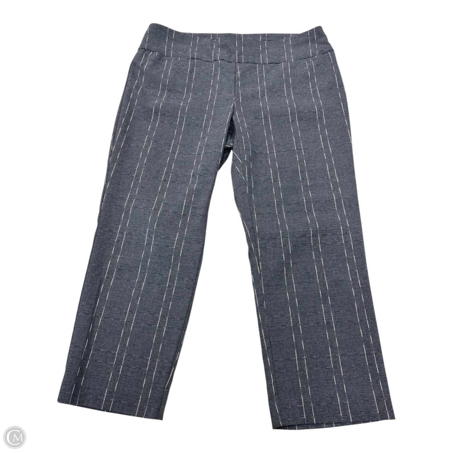 Capris By Alfani In Blue & White, Size: 8p