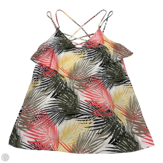Top Sleeveless By White House Black Market In Tropical Print, Size: Xs