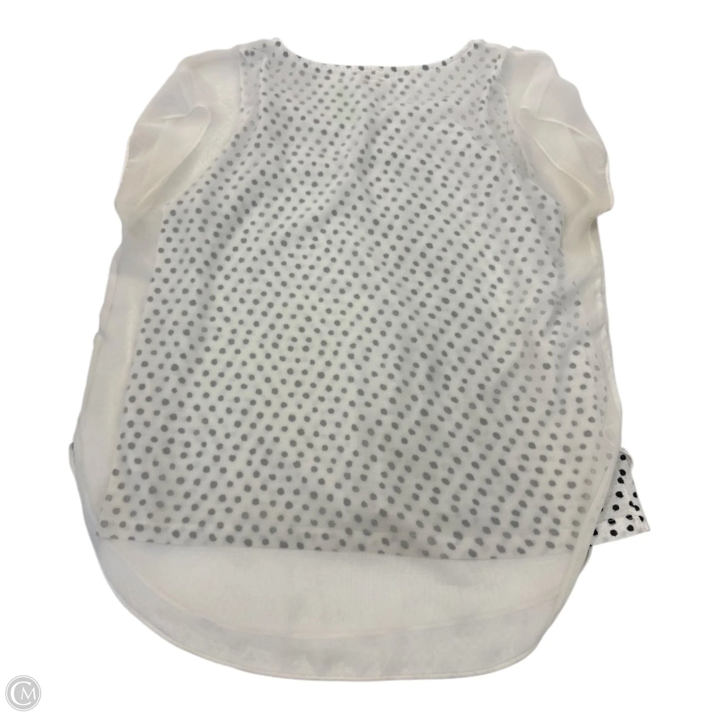 Top Short Sleeve By Chicos In Polkadot Pattern, Size: M