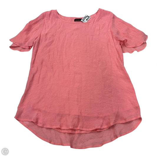 Top Short Sleeve By Clothes Mentor In Coral, Size: Xl