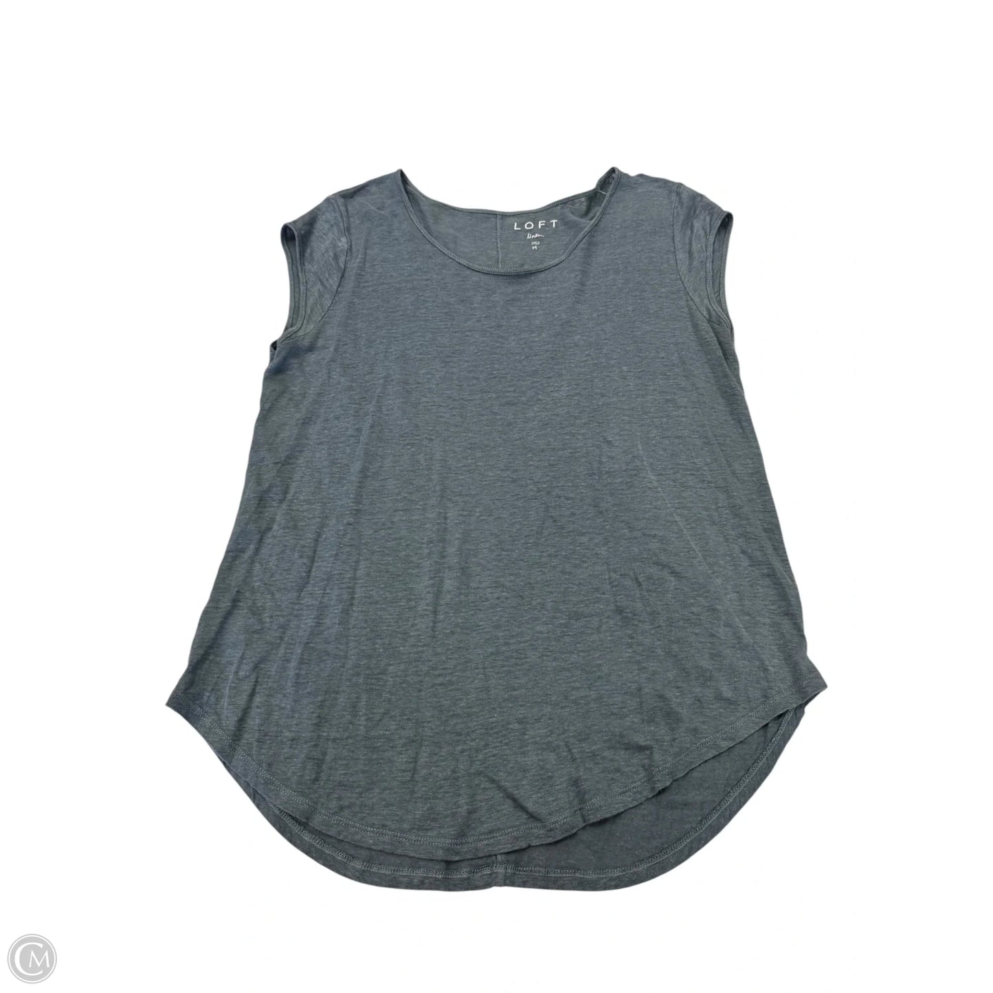 Top Sleeveless Basic By Loft In Blue, Size: M