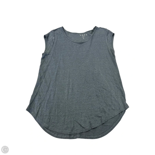 Top Sleeveless Basic By Loft In Blue, Size: M