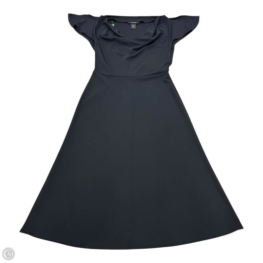 Dress Casual Midi By Express In Navy, Size: 4
