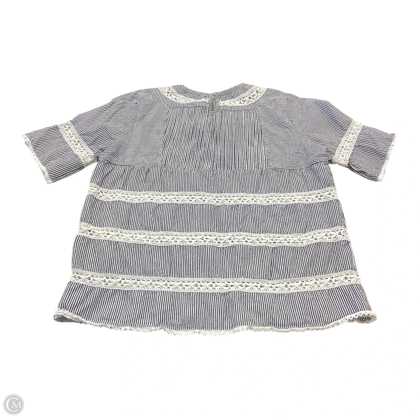 Top Short Sleeve By Clothes Mentor In Striped Pattern, Size: Xs