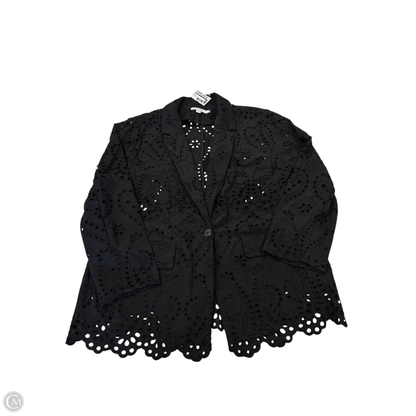 Blazer By Chicos In Black, Size: 16