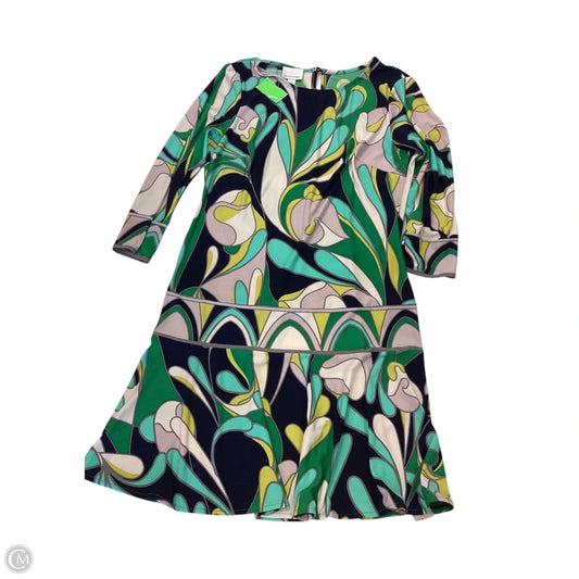 Dress Casual Short By Donna Morgan In Blue & Green, Size: 8