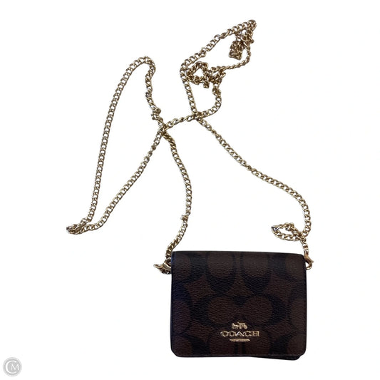 Crossbody Designer By Coach, Size: Small