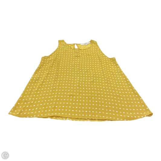 Top Sleeveless By Loft In Floral Print, Size: S