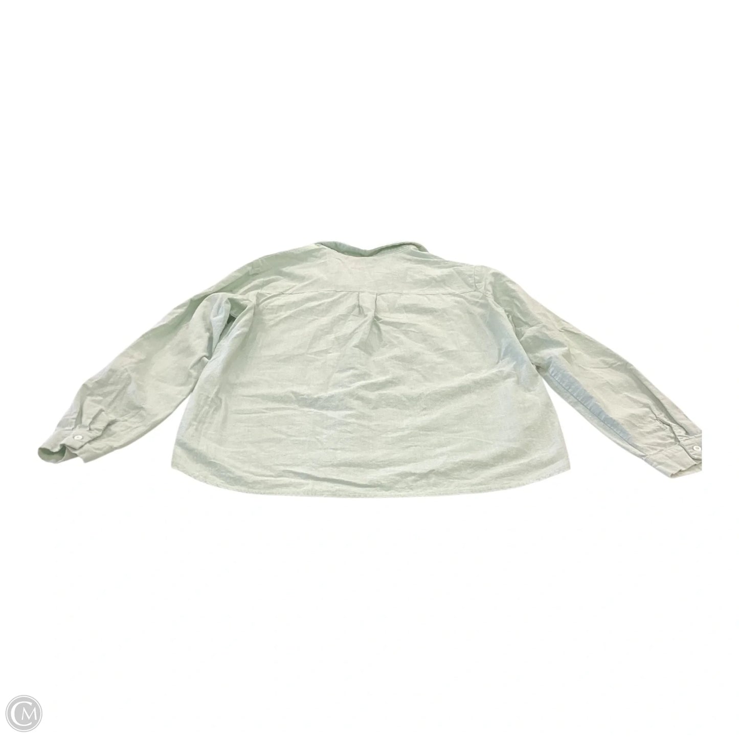 Top Long Sleeve By Clothes Mentor In Green, Size: L
