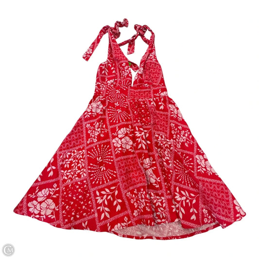 Dress Casual Midi By House Of Harlow In Red & White, Size: Xs