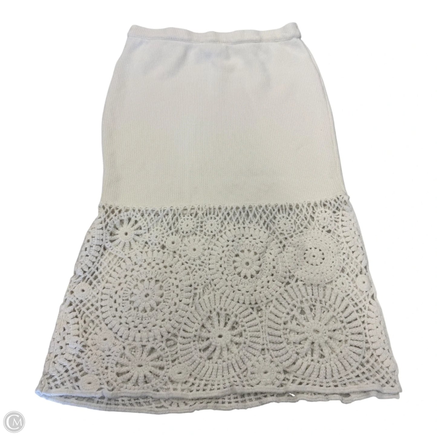 Skirt Midi By House Of Harlow In Cream, Size: M
