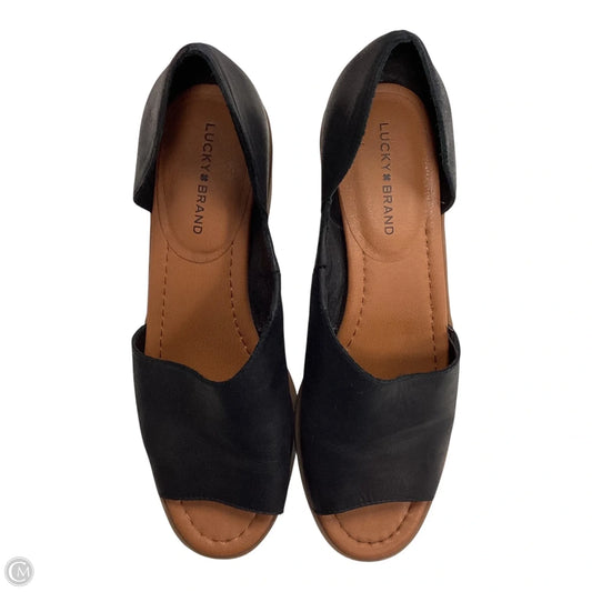 Shoes Heels Block By Lucky Brand In Black, Size: 8