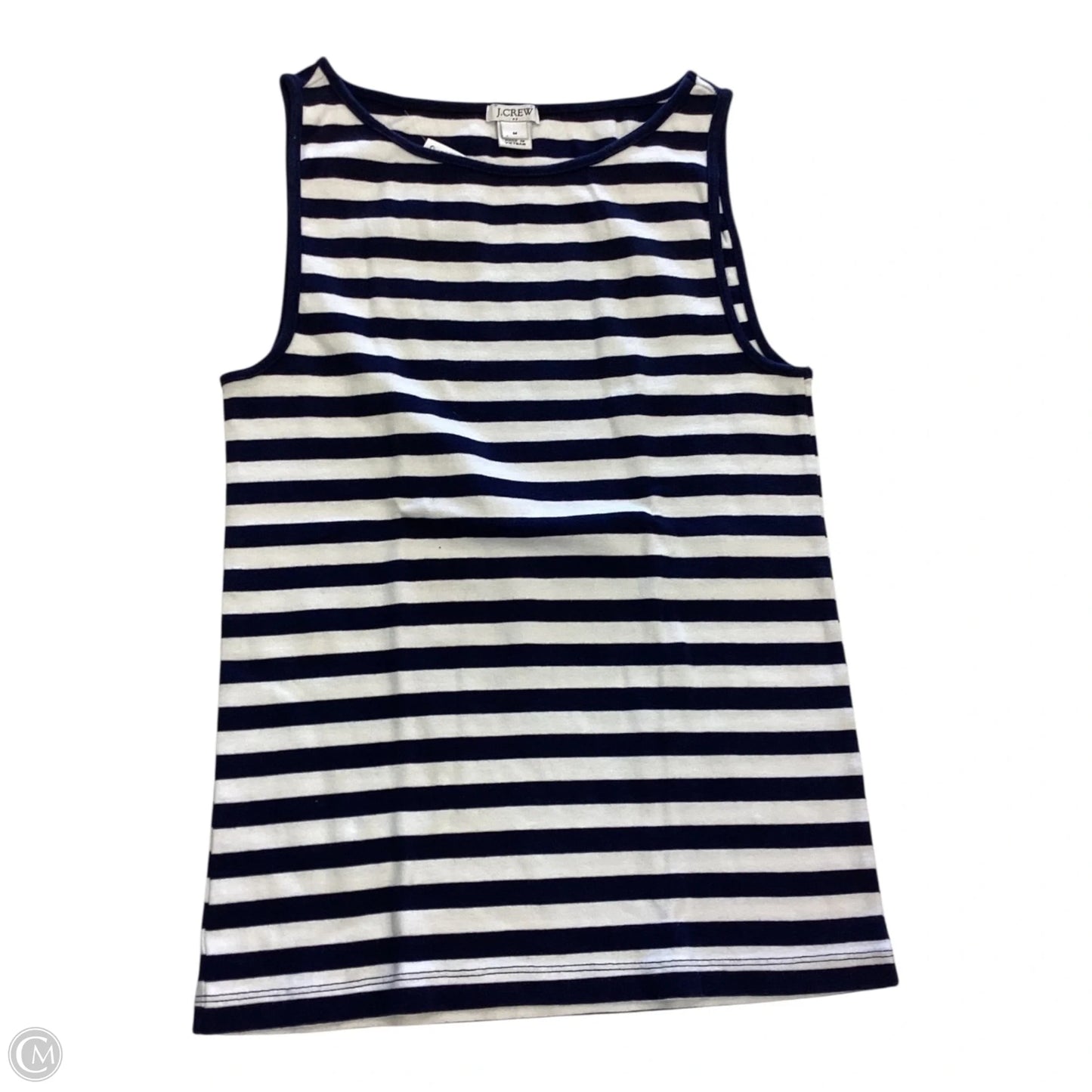Top Sleeveless By J. Crew In Striped Pattern, Size: S