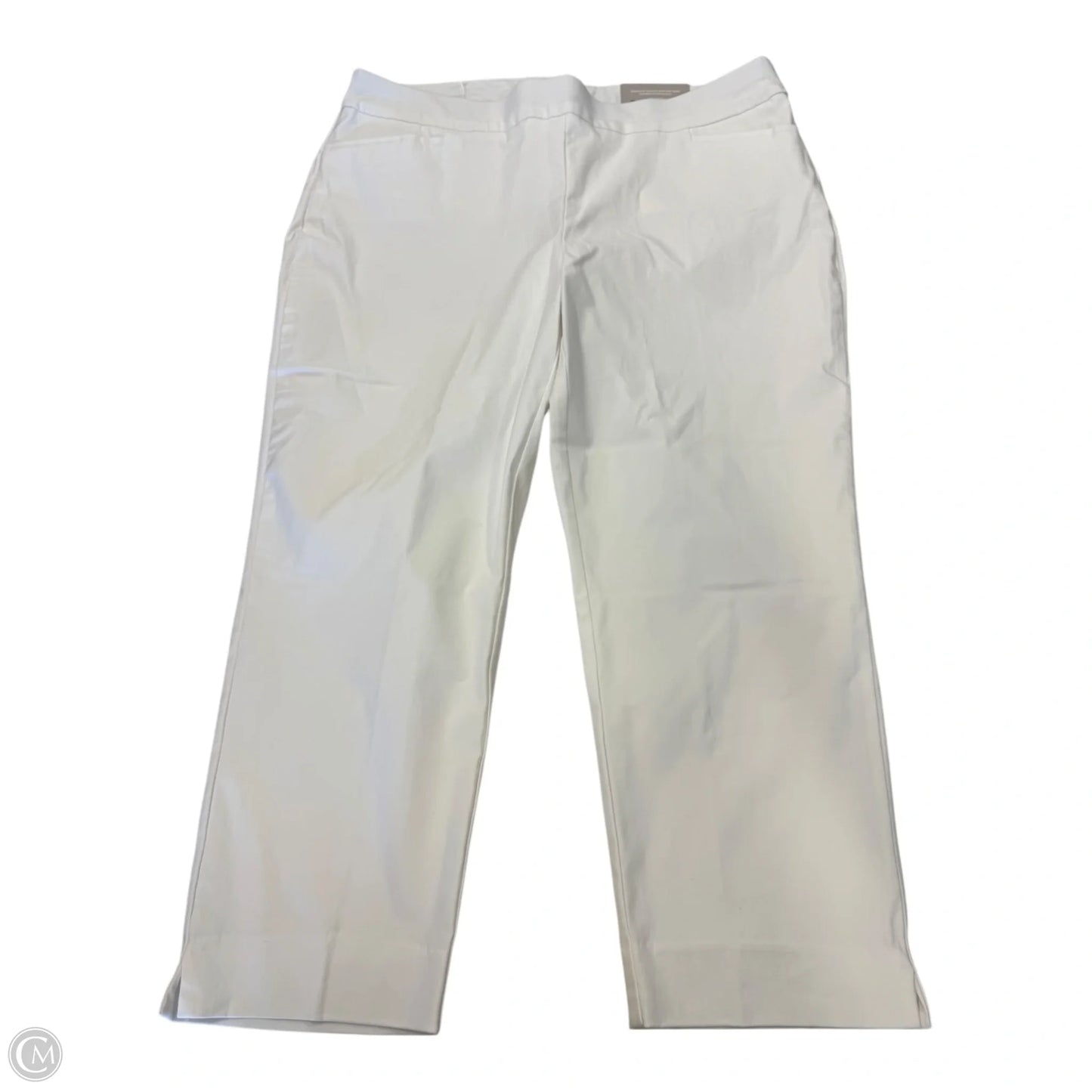 Pants Cropped By Chicos In White, Size: 16
