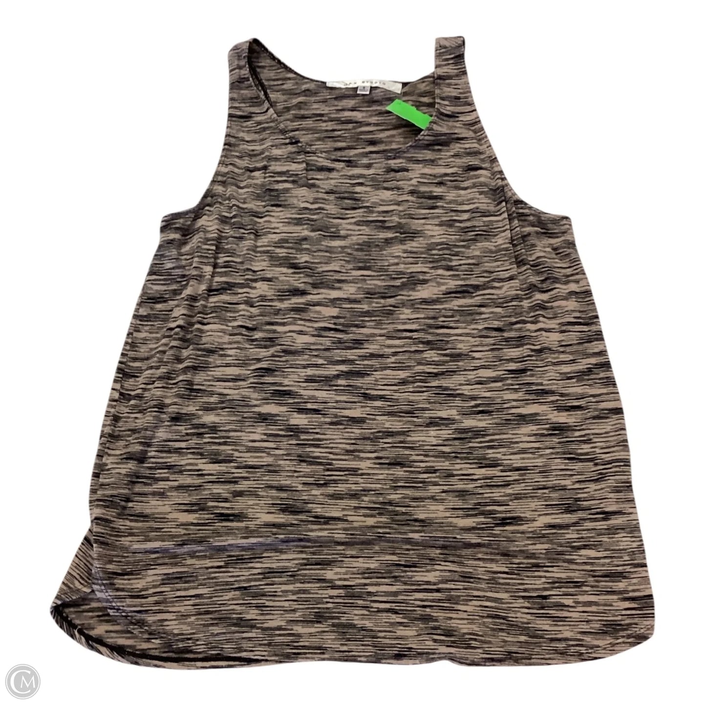 Top Short Sleeve By Max Studio In Black & Brown, Size: S