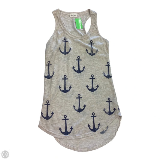 Top Sleeveless By Free Kisses In Blue & Cream, Size: S
