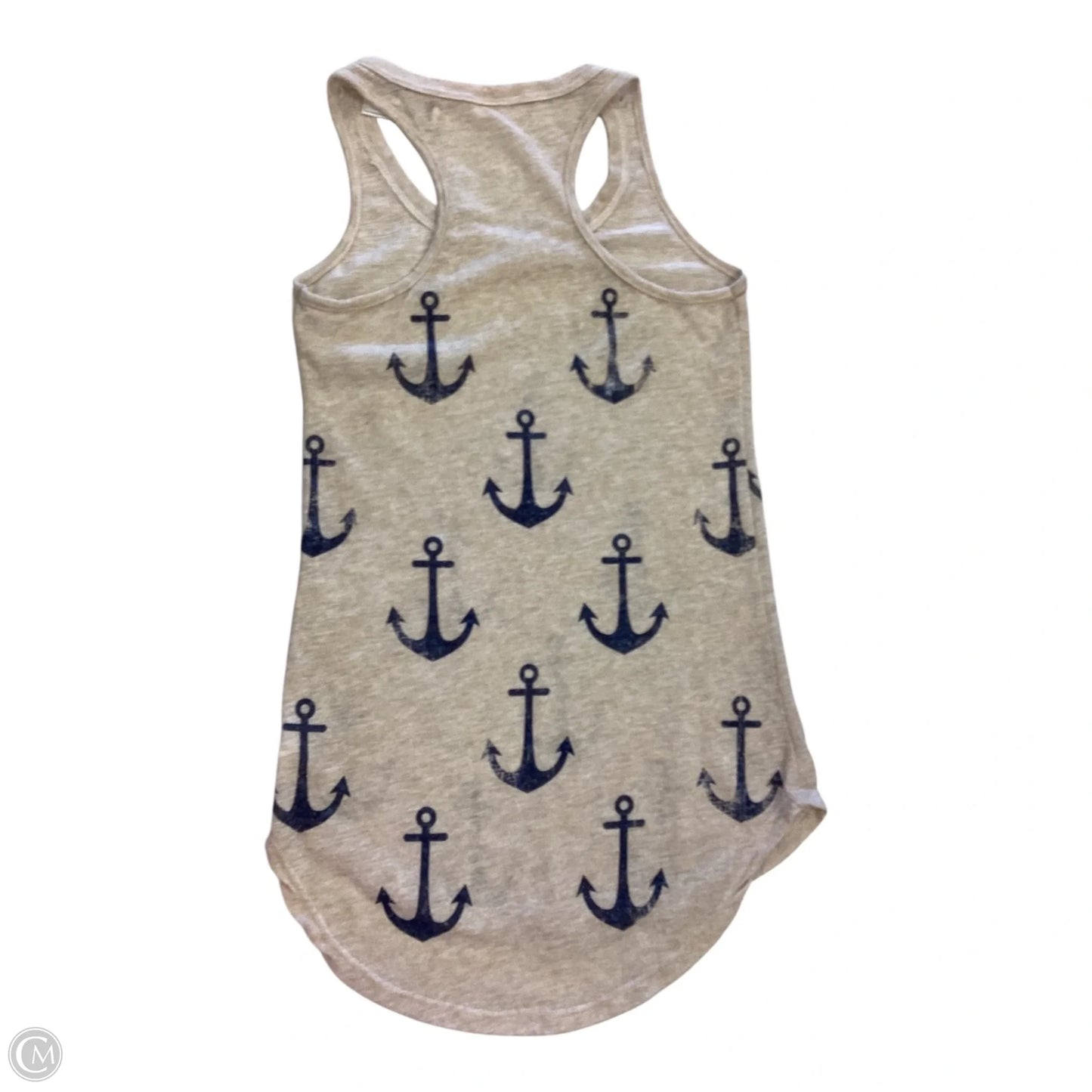Top Sleeveless By Free Kisses In Blue & Cream, Size: S