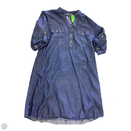 Dress Casual Short By Clothes Mentor In Blue, Size: M