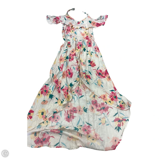 Dress Casual Midi By As U Wish In Floral Print, Size: S