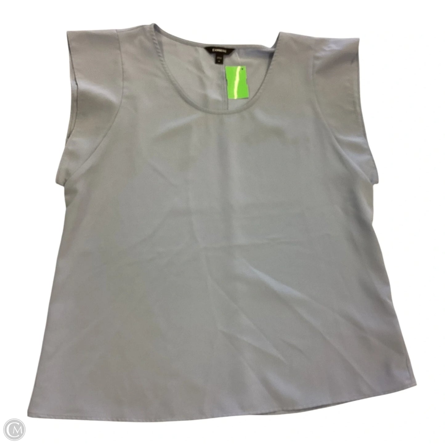 Top Short Sleeve Basic By Express In Blue, Size: M