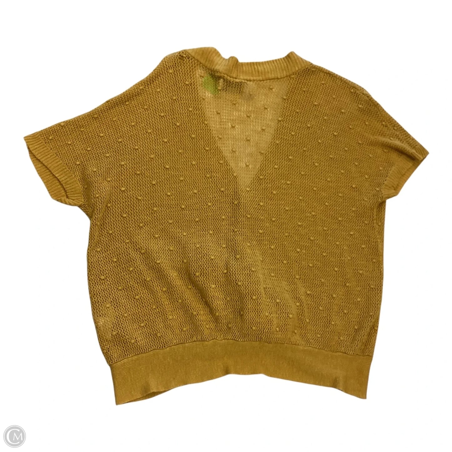 Top Short Sleeve By lucky In Yellow, Size: M