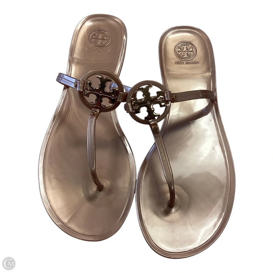 Sandals Designer By Tory Burch In Bronze, Size: 11