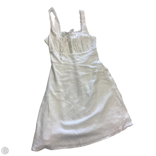 Dress Casual Short By Clothes Mentor In Cream & Pink, Size: L